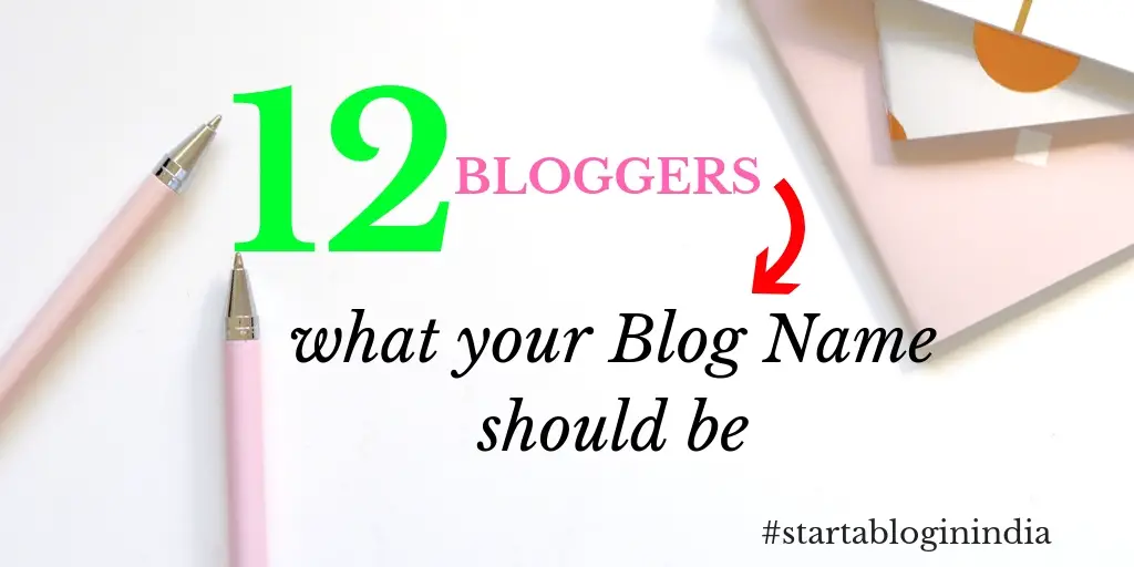 creating a blog name ideas