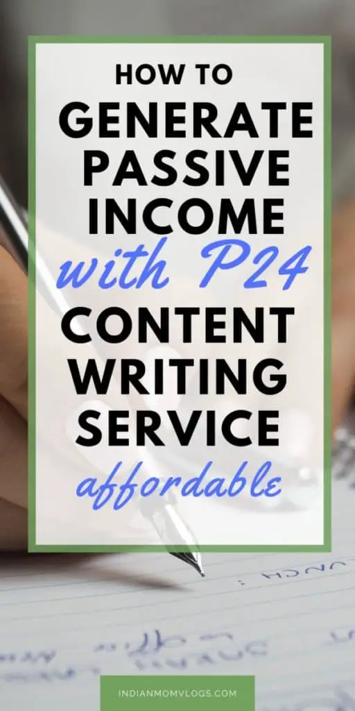 Income School Project 24 Content Writing Service